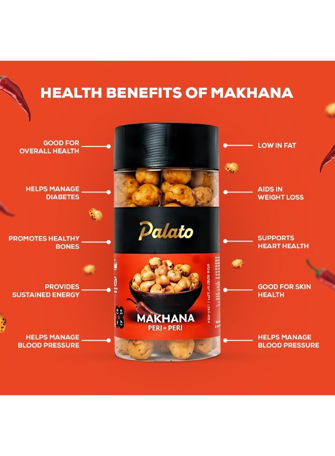 Palato Premium Gourmet Jumbo Size Makhana (Foxnut) Peri Peri - Image 2